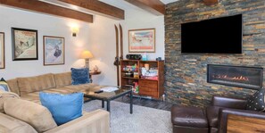 Living room and tv station