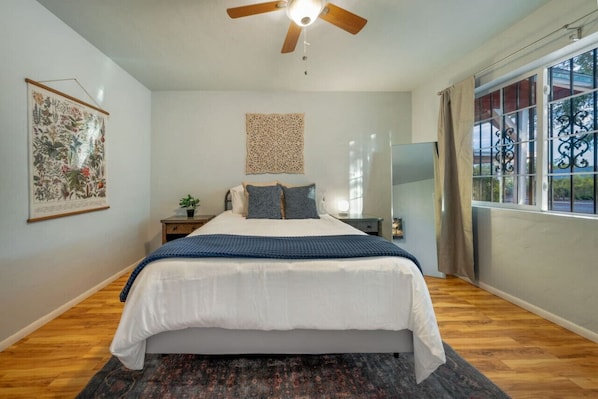Bedroom 3 with lovely queen bed and closet