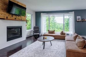 Living room with gas fireplace (1)