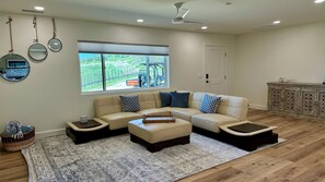 Large living area and gorgeous views