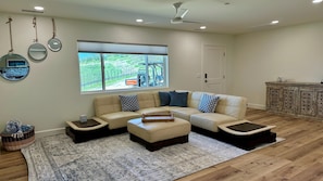Large living area and gorgeous views