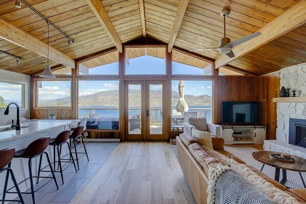 Upstairs Living Room and view