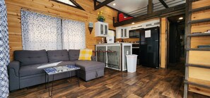 Living Area and Kitchen