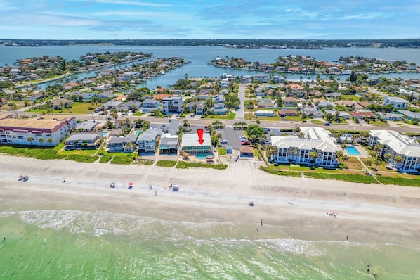 Arial View of Property & Bellaire Beach