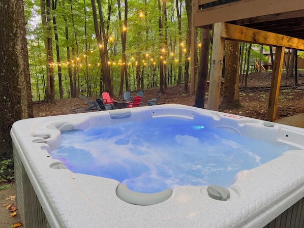 Bain à remous extérieur