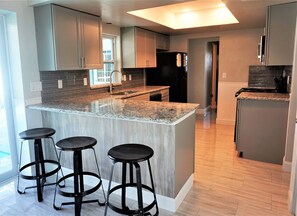 Newly Remodeled fully stocked kitchen