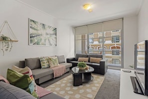 Tastefully furnished.