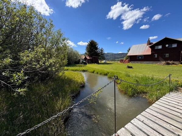 Exterior - stream running through property