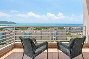 Enjoy stunning views from the balcony.