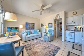 Living Room with Double Sofa Bed