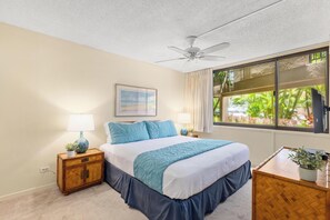 Relax in the king size bed