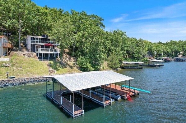 View of the House from the Lake 