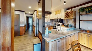 Indoors, Floor, Flooring, Hardwood, Kitchen