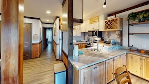 Indoors, Floor, Flooring, Hardwood, Kitchen
