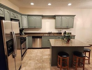 Indoors, Refrigerator, Kitchen, Chair, Furniture