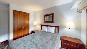 Indoors, Lamp, Table Lamp, Bed, Furniture