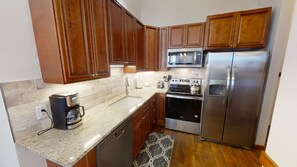 Indoors, Kitchen, Refrigerator, Microwave, Oven