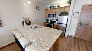 Indoors, Floor, Kitchen, Flooring, Refrigerator