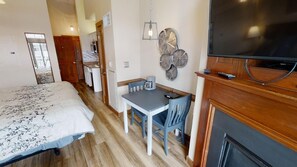Indoors, Screen, Floor, TV, Hardwood