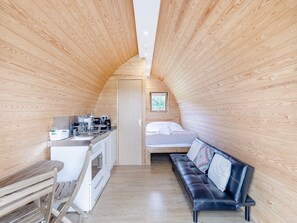Open plan living space | Pod Two - Darnells Luxury Glamping, Ross-on-Wye