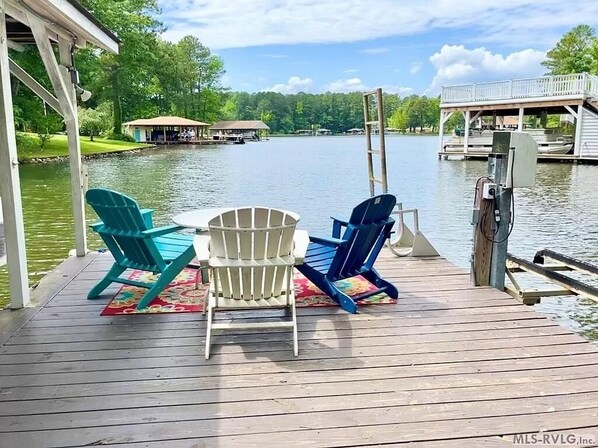 Boat dock for swimming, kayaking, paddle boarding or just enjoying the view!