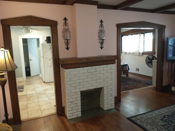 View when you walk in the house in the living room.