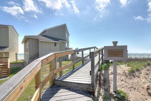 Lost Colony Boardwalk to the Beach.