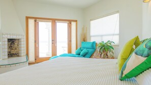 FULL BDR - BEDROOM WITH CHIMNEY, COUCH AND OCEAN VIEW!!!