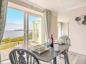 Dining Area | Crownhill Bay Garden Suite - Crownhill Bay House, Down Thomas, near Plymouth