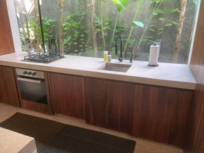 Open concept kitchen