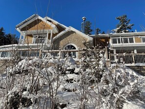 Winter view of the chalet—an all-season dream getaway 