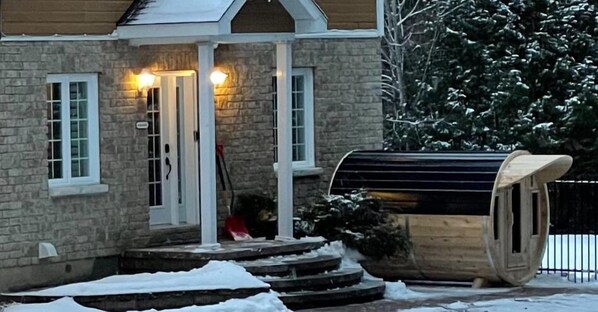 Chalet sauna access for ultimate relaxation during your stay 
