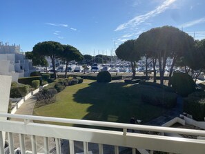 Open view from the terrace on the port