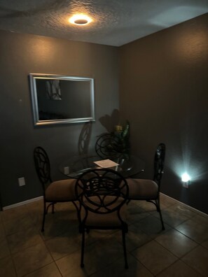 Dining area night mode