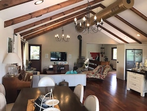 Dining and living area