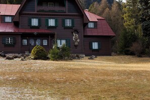 View from outside in autumn