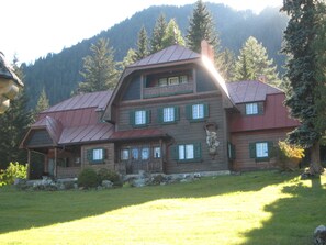 View from outside in summer