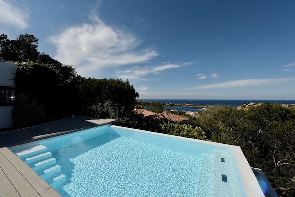 Private pool with view