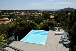 Private pool with view