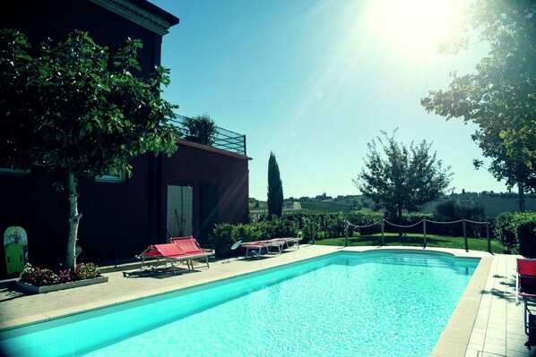 Schwimmbad des Ferienhauses
