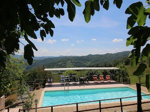 Schwimmbad des Ferienhauses