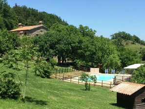 Schwimmbad des Ferienhauses