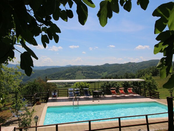 Schwimmbad des Ferienhauses