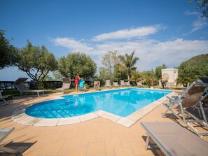 Schwimmbad des Ferienhauses