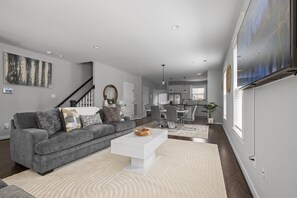 Airy and spacious living room