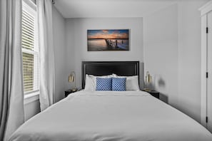Cozy bedroom with the most comfortable mattress. 