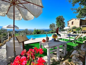Piscine maison de vacances
