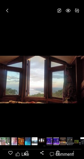 sleeping loft view