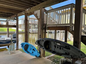 Kayaks for guest to use