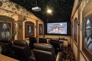 The Jumanji Theater is a state-of-the-art immersive moviegoing experience.